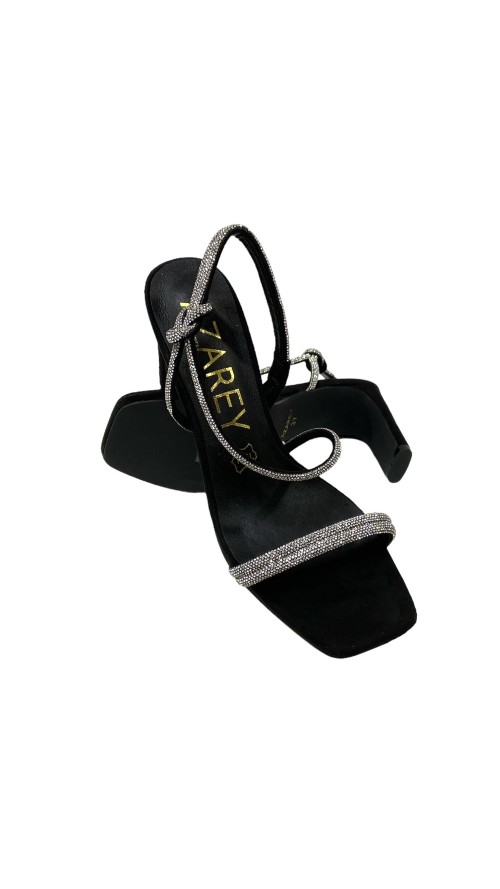 SANDALIA PLATAFORMA TIRAS STRA NEGRO