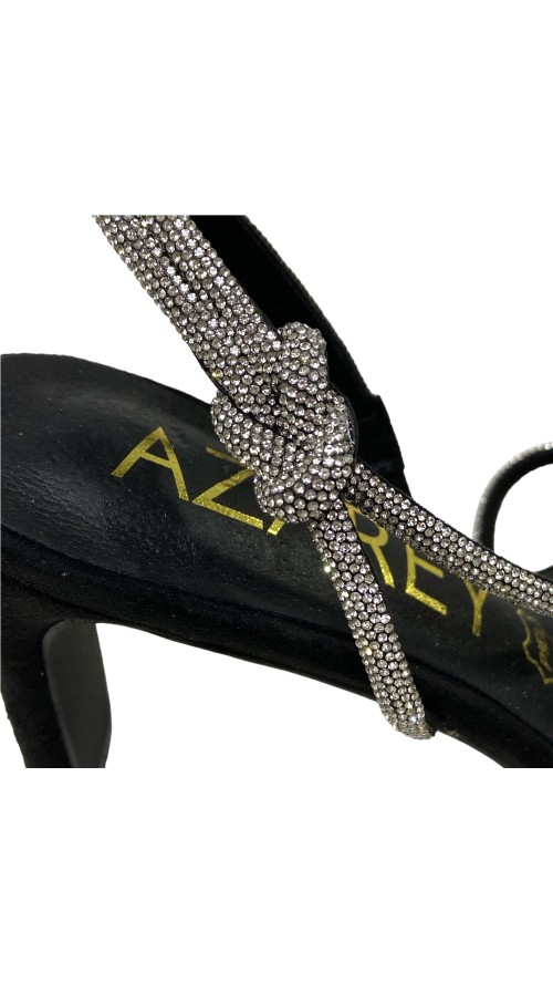 SANDALIA PLATAFORMA TIRAS STRA NEGRO