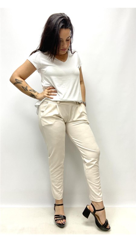 PANTALON BASICO VESTIR BEIG 2