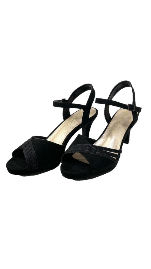 SANDALIA COMBINA 3 TIRAS BRILL NEGRO SANDALIA COMBINA 3 TIRAS BRILL NEGRO