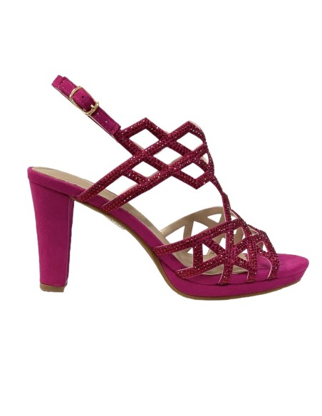 SANDALIA TIRAS CON BRILLO BUGANVILLA