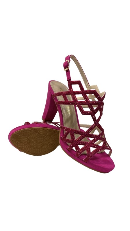 SANDALIA TIRAS CON BRILLO BUGANVILLA 2