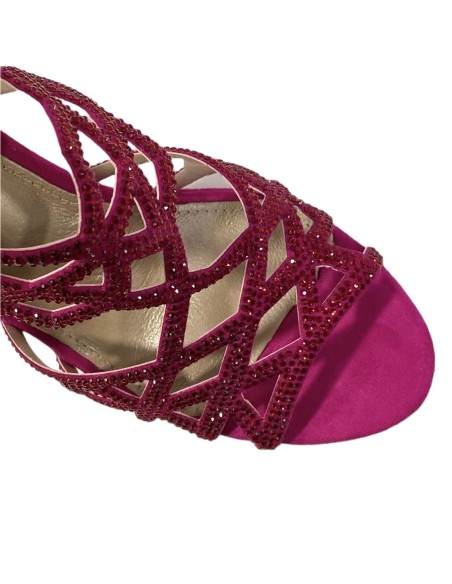 SANDALIA TIRAS CON BRILLO BUGANVILLA