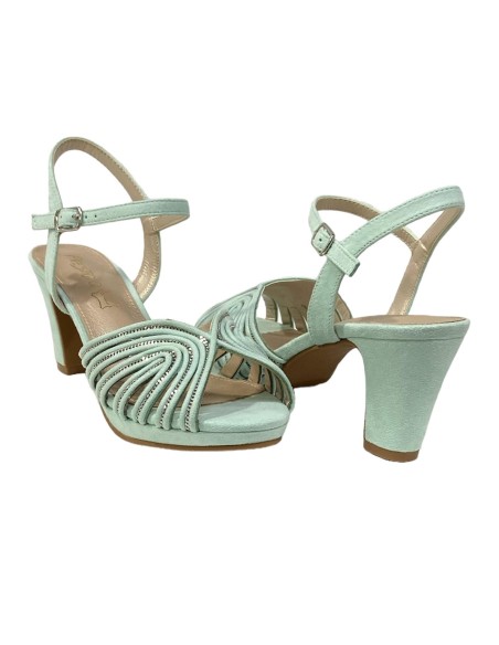 SANDALIA TIRAS INCRUSTACION ME AGUAMAR