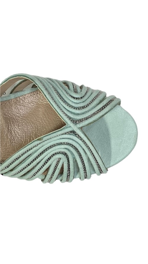 SANDALIA TIRAS INCRUSTACION ME AGUAMAR