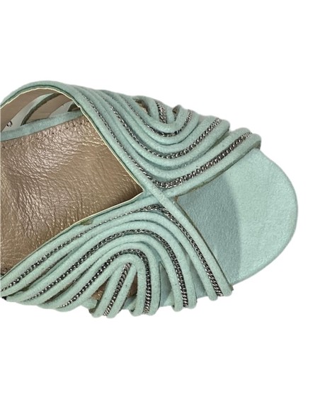 SANDALIA TIRAS INCRUSTACION ME AGUAMAR