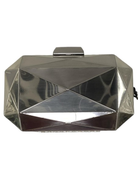 CARTERA METALICA PLATA