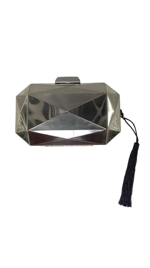 CARTERA METALICA PLATA