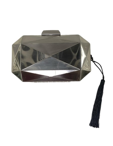 CARTERA METALICA PLATA