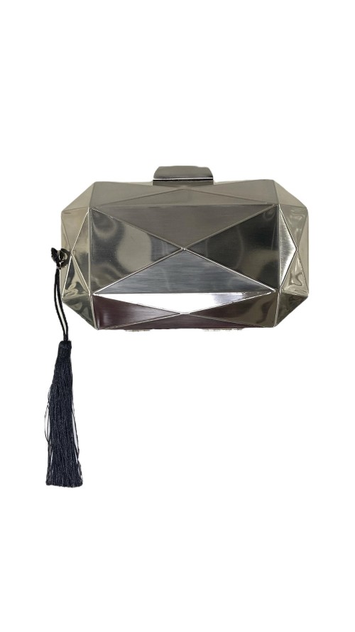 CARTERA METALICA PLATA