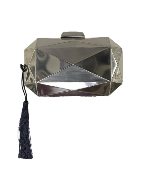 CARTERA METALICA PLATA