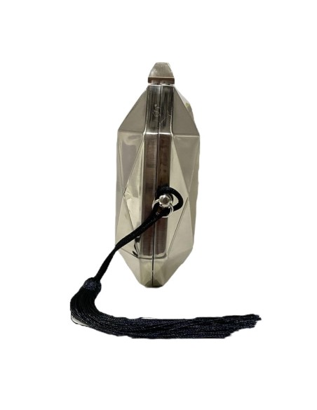 CARTERA METALICA PLATA