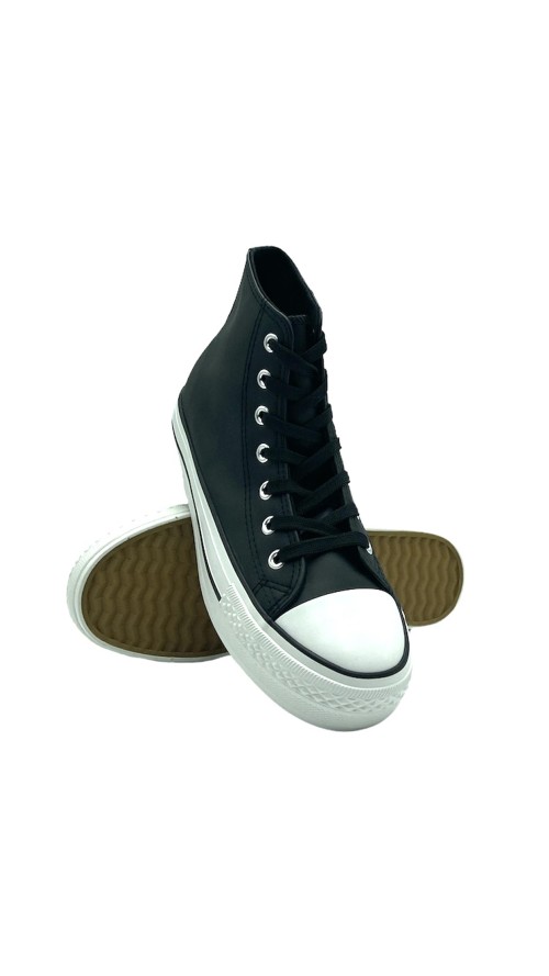 BOTA NAPA DOBLE SUELA NEGRO