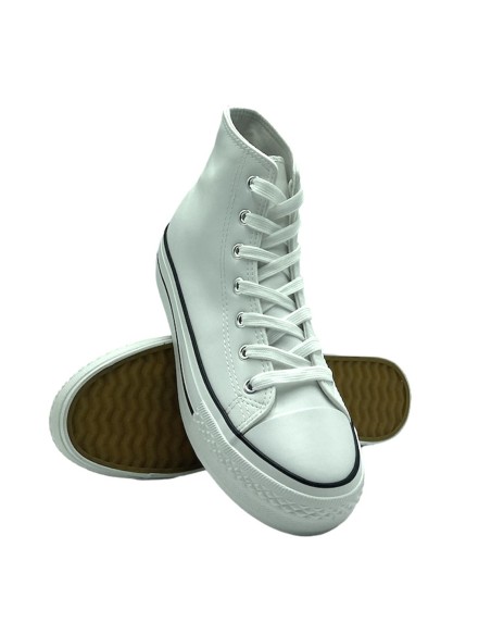 BOTA NAPA DOBLE SUELA BLANCO