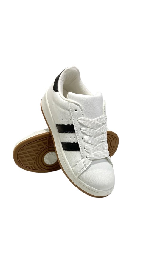 BAMBA TIRAS NAPA BLANCO BAMBA TIRAS NAPA BLANCO