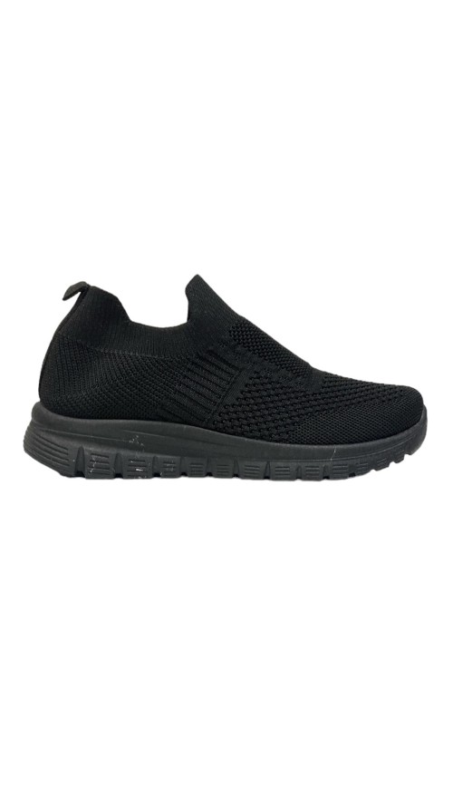 DEPORTIVA ELASTICA SIN CORDON NEGRO