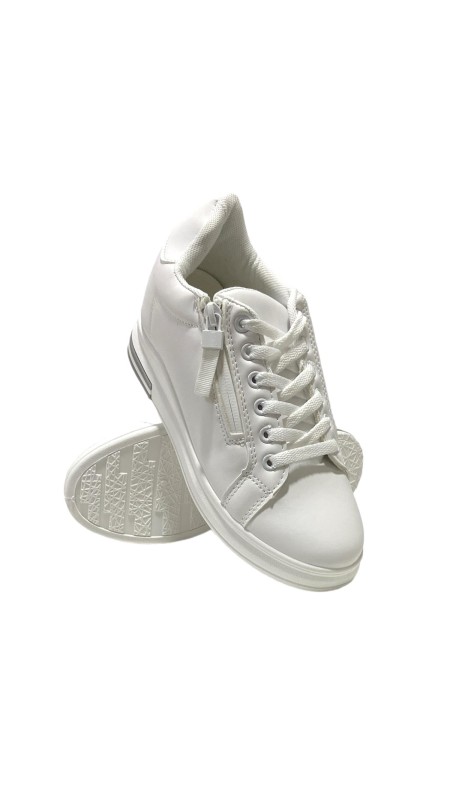 DEPORTIVA CUÑA INTERIOR CREMAL BLANCO 2