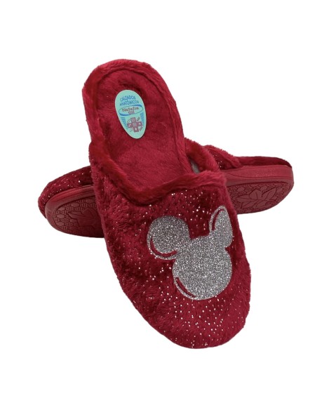 ZAPATILLA CARA GLITER ROJO