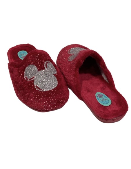 ZAPATILLA CARA GLITER ROJO