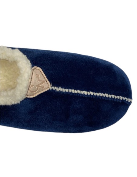 ZAPATILLA INTERIOR BORREGUITO MARINO