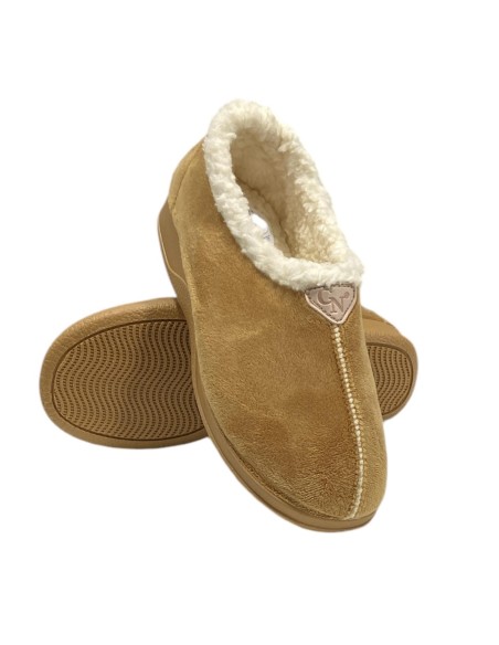 ZAPATILLA INTERIOR BORREGUITO CAMEL