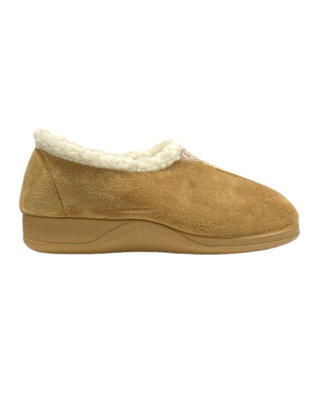 ZAPATILLA INTERIOR BORREGUITO CAMEL