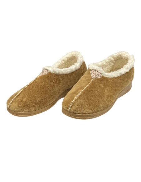 ZAPATILLA INTERIOR BORREGUITO CAMEL
