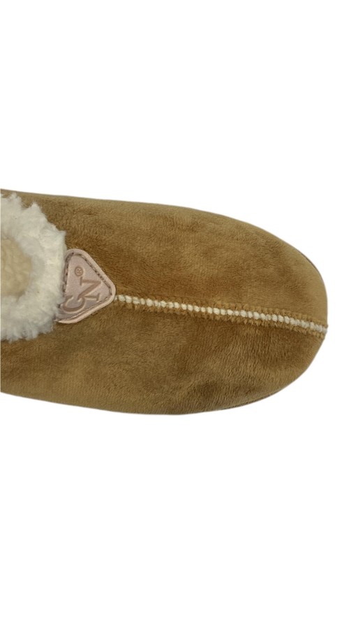 ZAPATILLA INTERIOR BORREGUITO CAMEL