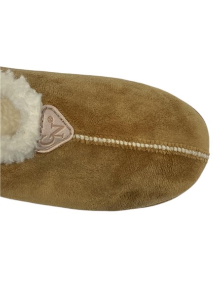 ZAPATILLA INTERIOR BORREGUITO CAMEL