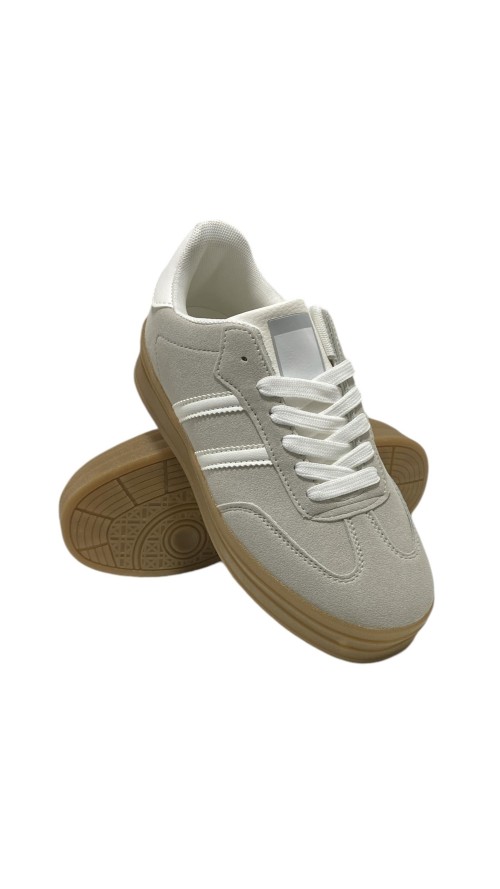 DEPORTIVA SUELA TOCINO ANCHA GRIS