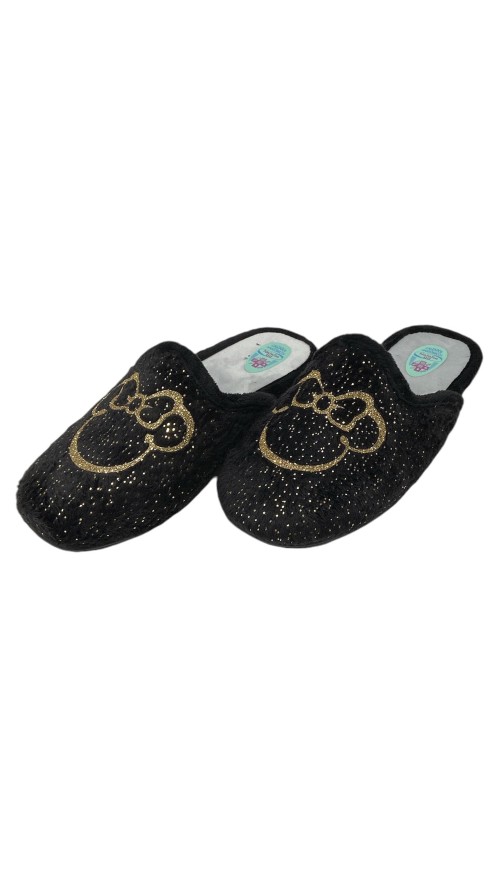 ZAPATILLA MICKEY CON PINTAS NEGRO