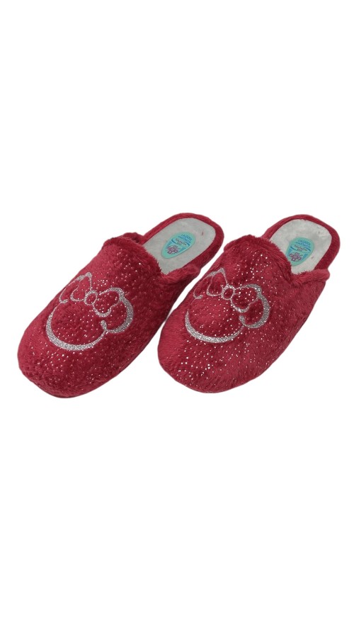 ZAPATILLA MICKEY CON PINTAS ROJO