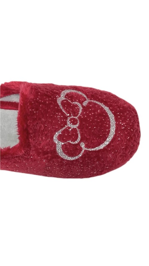 ZAPATILLA MICKEY CON PINTAS ROJO