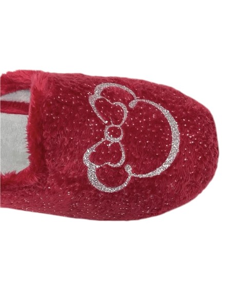 ZAPATILLA MICKEY CON PINTAS ROJO