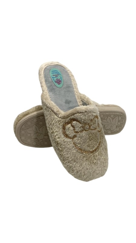 ZAPATILLA MICKEY CON PINTAS BEIG