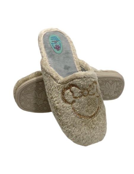 ZAPATILLA MICKEY CON PINTAS BEIG