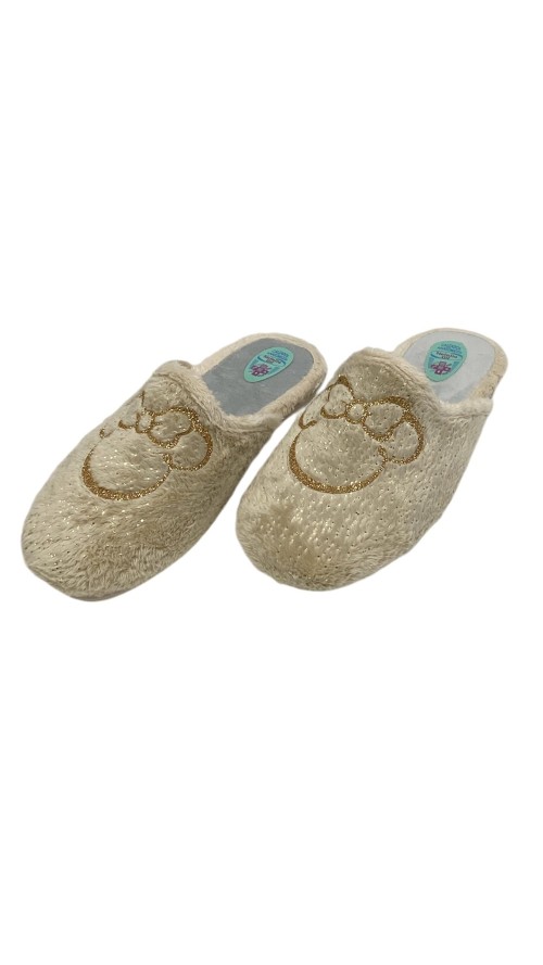 ZAPATILLA MICKEY CON PINTAS BEIG