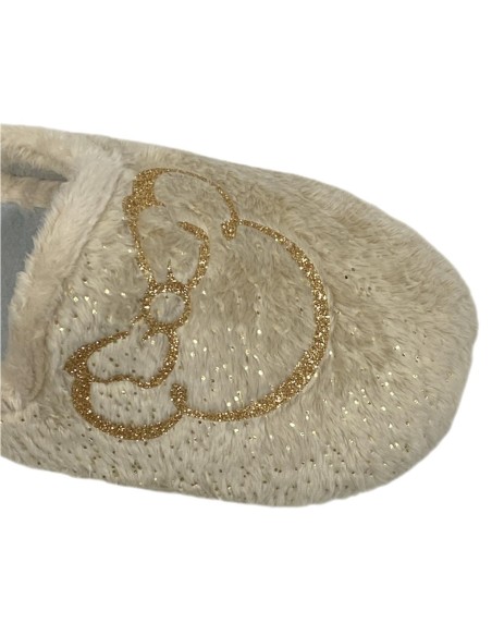 ZAPATILLA MICKEY CON PINTAS BEIG