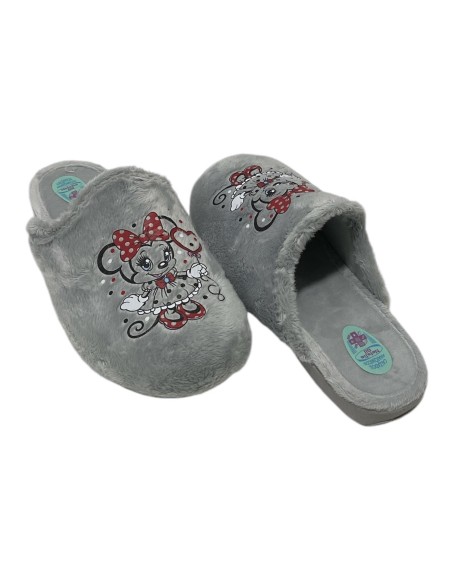 ZAPATILLA DIBUJOS GRIS