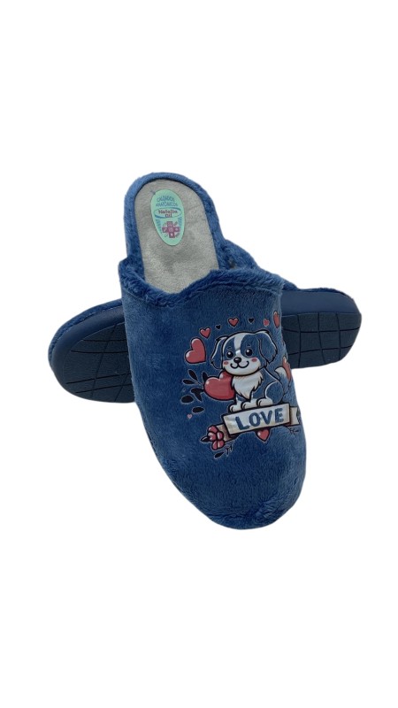 ZAPATILLA DIBUJOS AZUL