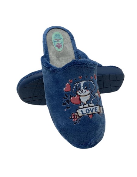 ZAPATILLA DIBUJOS AZUL