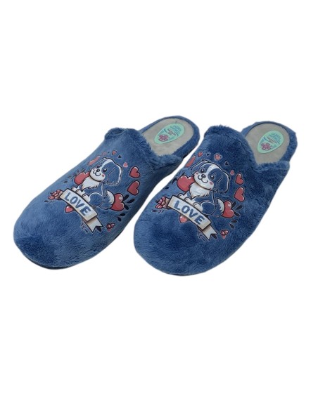 ZAPATILLA DIBUJOS AZUL