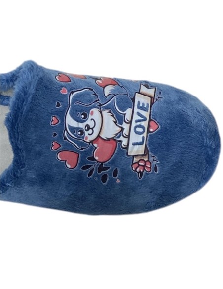 ZAPATILLA DIBUJOS AZUL