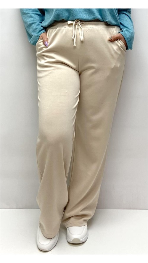 PANTALON CHANDAL PATA RECTA CAMEL