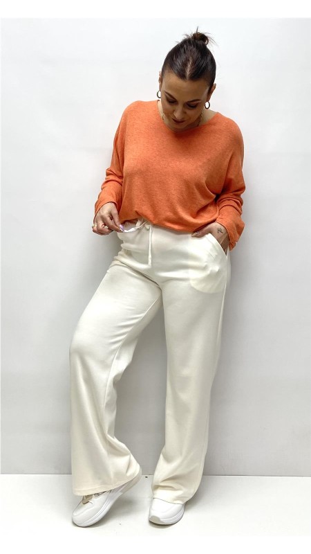 PANTALON CHANDAL PATA RECTA BEIG 2