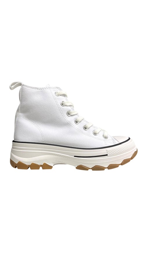 Bota deportiva lona BLANCO