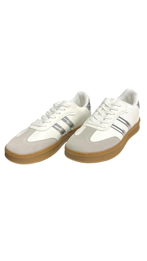 Deportiva doble suela combinada PLATA