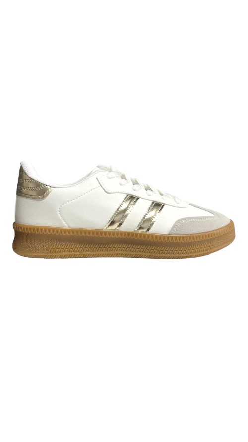 Deportiva doble suela combinada ORO