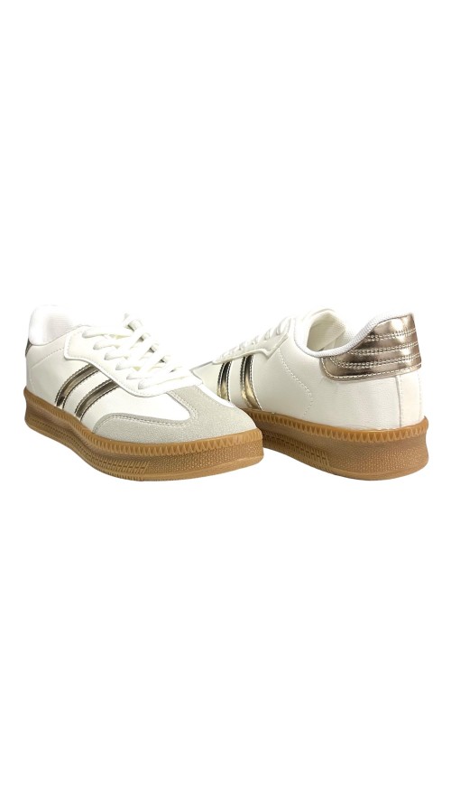 Deportiva doble suela combinada ORO