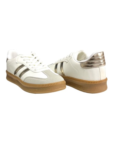 Deportiva doble suela combinada ORO